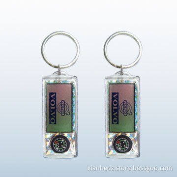 Solar Keychain     W/ compass